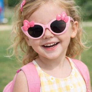 New Passion Petals Pink Kids Polarized Sunglasses
