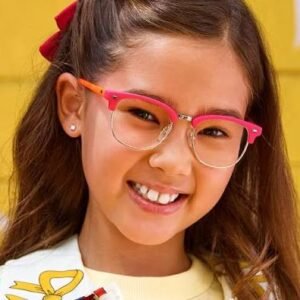 kids Prescription Eyeglasses For Kids Pink Color Frame